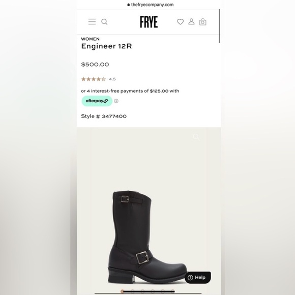 Frye Engineer Boots 8 Black - Picture 11 of 11
